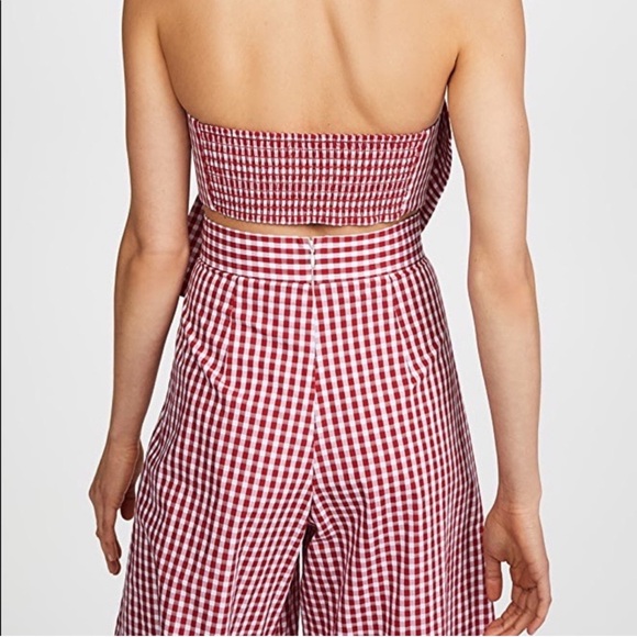 BNWT PETERSYN Red Gingham Two-Piece Set Size XS - Picture 4 of 7